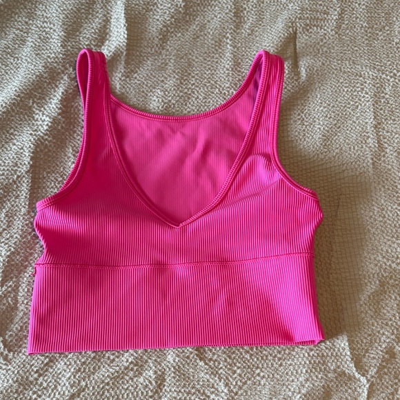lululemon athletica sonic pink pivot tank - size 6 - Picture 2 of 3